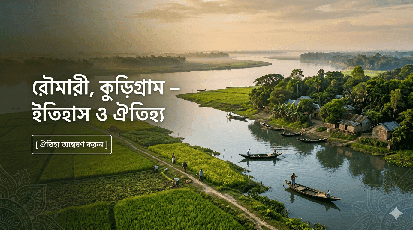 Beautiful view of Rowmari, Kurigram, Bangladesh